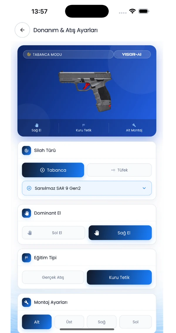 VISOR App Berichte